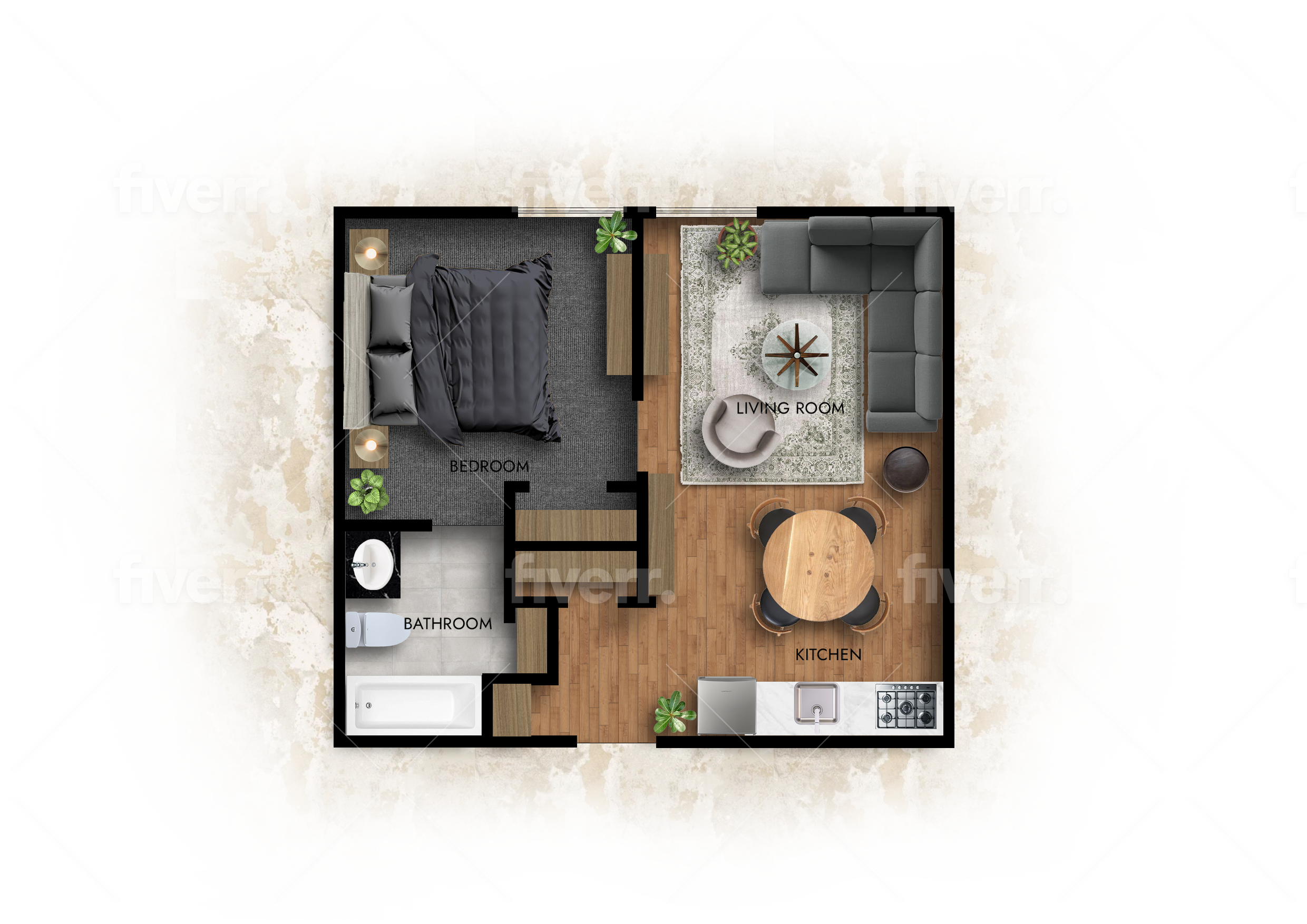 Sunshine Village Floor Plan 1