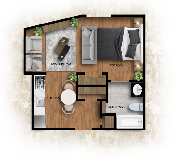 Sunshine Village Floor Plan 1